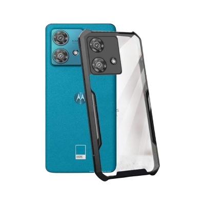 Picture of For Motorola Edge 40 Neo Xundd Shockproof TPU Bumper Clear Acrylic Mobile Phone Case For Motorola Edge 40 Neo Back Cover