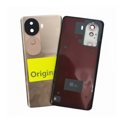 Picture of For vivo V40 Side Frame + Back Panel Housing + Camera Glass Back shell Replacement Spare Parts