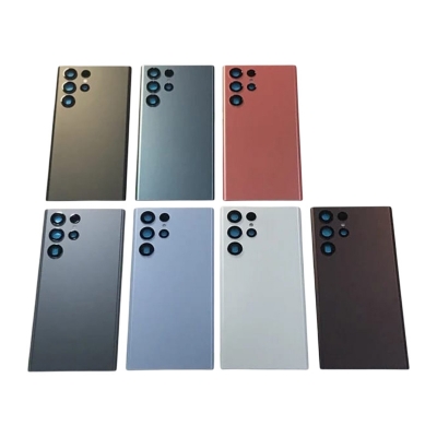 Picture of New For Samsung Galaxy S23 Ultra Back Battery Cover Rear Door Housing Rear Glass Case For Samsung S23 Ultra Battery Cover