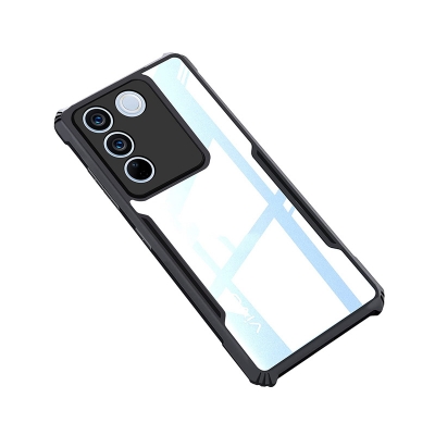 Picture of Vivo V29e 5G / Vivo Y200 Edge-Reinforced Shockproof Cushion Back Clear Hybrid Transparent Hard Cover Casing