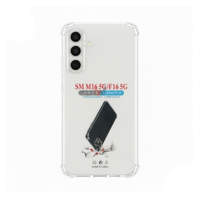 Picture of For Samsung Galaxy M16 5G/F16 5G Silicone Airbag cover Shockproof Transparent Protective Clear Back Cover TPU Case