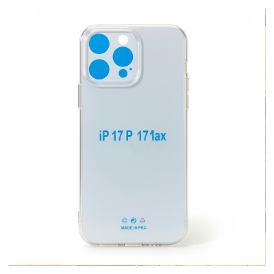 Picture of Apple iPhone 17 Pro Max Crystal Silicone Clear Transparent Shockproof Back Cover Phone case