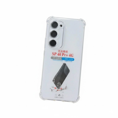 Picture of For Tecno Spark 40 Pro Plus + Airbag cover Shockproof Transparent Protective Clear Back Cover TPU Case