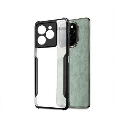 Picture of Techno Spark 20 Pro 5G Protective Black Border Crystal Clear Xundd Mobile Back Case Cover