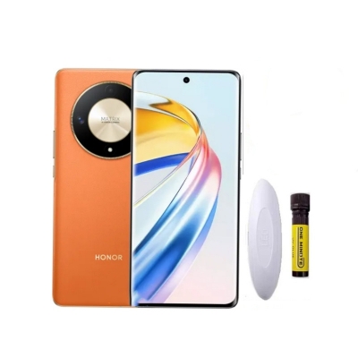 Picture of For Honor X9b 5G / Honor X9b (A+ GRADE) Premium UV Tempered Glass Screen Protector Curved with Liquid Glue and UV Light -Transparent Clear