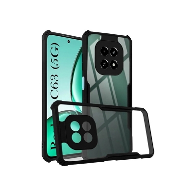 Picture of For Realme C63 5G / V60 5G Xundd Hard Clear Acrylic Shockproof TPU Bumper Mobile Phone Case Back Cover