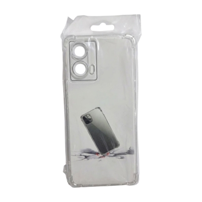 Picture of For Moto G24 Luxury Crystal Clear Case Soft Silicone Shockproof Transparent Shell TPU Back Cover