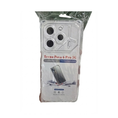 Picture of Tecno Pova 6 Pro 5G  Camera Lens Protection Soft TPU Transparent Edge Fashion Phone Case Shockproof Back Cover