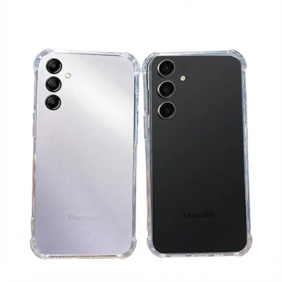 Picture of For Samsung Galaxy A24 4G Silicone Airbag Cover Shockproof Transparent Protective Clear Back Cover Tpu Case - Camera (Back Case Cover For Smartphone)