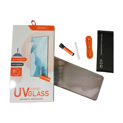 Picture of For Infinix Hot 60 Pro Plus + One Minute Glue Tempered Glass Screen Protector |One Minute UV Pollution-free (Clear)