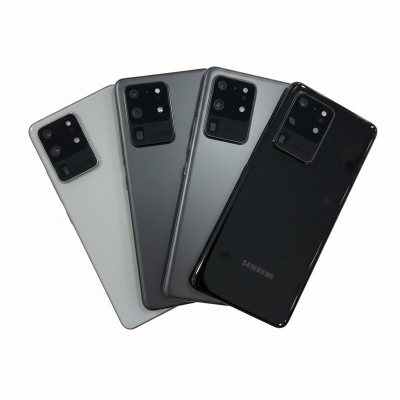 Picture of Backshell Replacement For Samsung Galaxy S20 Ultra SM-G988 Back Glass Replacement Cover With Camera Lens & Adhesive - Repair Part