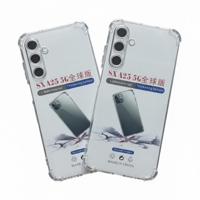 Picture of For Samsung Galaxy A25 5G Shockproof Bumper Case with Clear Soft TPU Protective Phone Cover Anti-Scratch