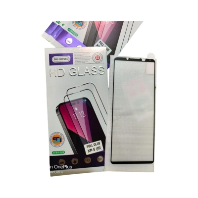 Picture of Full Glue Sony Xperia 5 III XP-5 (iii) 5 Mark 3 HD Glass Big Curved Premium Screen Protector Sony Xperia 5 Mark 3 Tempered Glass