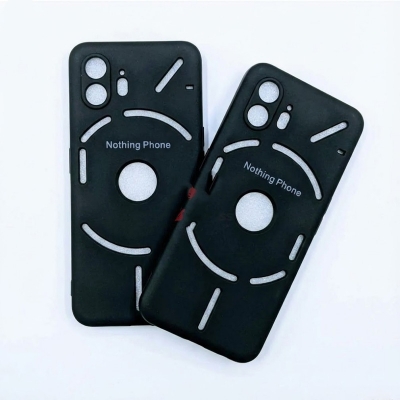 Picture of Nothing Phone 1 Back Cover With Metal Frame Camera Protection Back Case Magsafe Design With Silicone Rubber Protecive Premium Back Case NothingPhone1