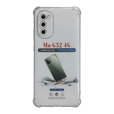 Picture of For Motorola Moto G62 5G / Motorola Moto G52 / Motorola Moto G82 Crystal Silicone Clear Transparent Shockproof Back Cover Phone case