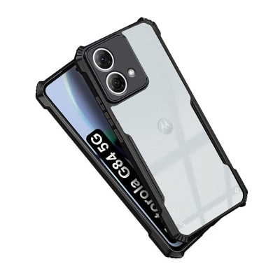 Picture of For Motorola Moto G84 Luxury Stylish Xunddu Case Clear Transparent Back Cover