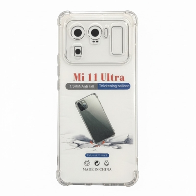 Picture of Xiaomi Mi 11 Ultra Premium Silicone Case Crystal Clear Soft Tpu Ultra-Thin Transparent Flexible Protective Mobile Phone Back Cover - Camera - Phone Back Cover (Back Case Cover For Smartphone)