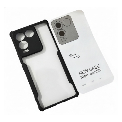 Picture of For vivo iQOO Z7 Pro / Vivo T2 Pro 5g / Vivo S17e Xunddu Shockproof TPU Bumper Clear Acrylic Mobile Phone Case Back Cover