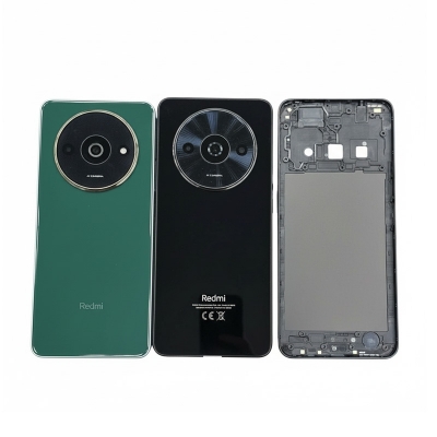 Picture of For Xiaomi Redmi A3 Side Frame + Back Panel Housing + Camera Glass Back shell Replacement Spare Parts