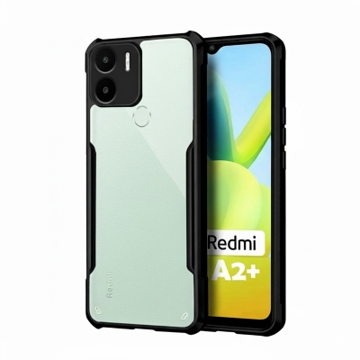 Picture of For Xiaomi Redmi A2 2022 Edge-Reinforced Shockproof Cushion Back Clear Hybrid Transparent Hard Cover Casing