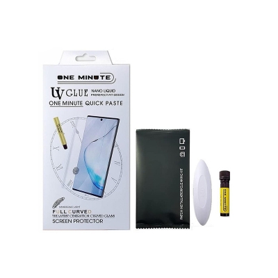 Picture of For Oppo reno 10 pro One minute A+ GRADE UV Light Adhesive Tempered Glass Screen Protecto