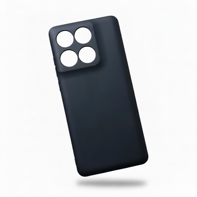 Picture of Pikkme Back Cover for Moto Edge 60 Fusion 5G | Ultra Hyrbid | Full Camera Protection | Raised Edge | Crystal Clear Transparent Bumper Case (Black) Moto Edge 60 Fusion 5G Phone Cases