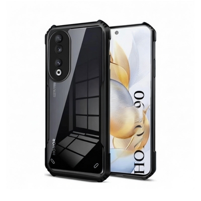 Picture of For Honor 90 Fusion Phone Back Case Transparent Xundd Fusion ShockProof Hard Color Camera Protective Bump Mobile Phone Back Cover