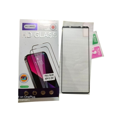 Picture of Full Glue Sony Xperia 5 IV XP-5 (IV) 5 Mark 4 HD Glass Big Curved Premium Screen Protector Sony Xperia 5 Mark 4 Tempered Glass