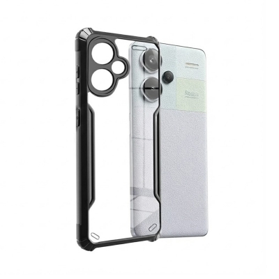 Picture of For Xiaomi Redmi Note 13 Pro+ 5G Edge-Reinforced Shockproof Cushion Back Clear Hybrid Transparent Hard Cover Casing