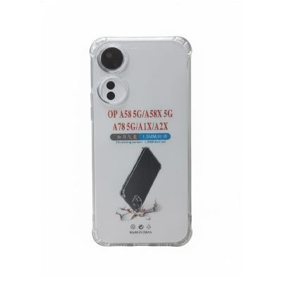 Picture of FOR OPPO A58 5G/ A78 5G SOFT CLEAR TRANSPARENT BACK COVER