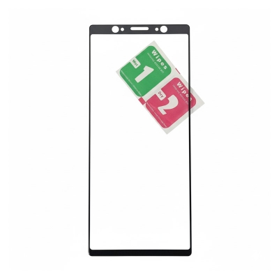 Picture of For Sony Xperia 5 Full Tempered Glass Full Glue Premium Quality Ultra Clear Anti-scratch, Anti Oil Stains Screen Protector Edge To Edge Full Screen Coverage Glass Protector