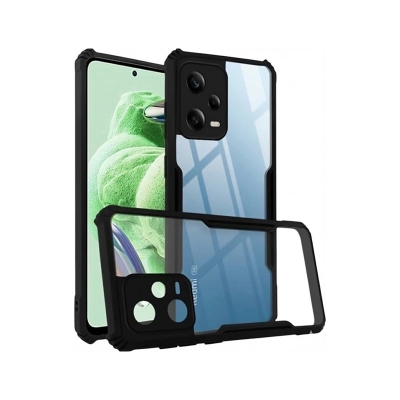 Picture of For Xiaomi Redmi Note 12 5G Edge-Reinforced Shockproof Cushion Back Clear Hybrid Transparent Hard Cover Casing