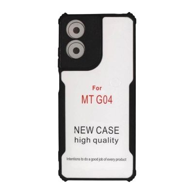 Picture of For Motorola Moto G04 Edge-Reinforced Shockproof Cushion xundd Back Clear Hybrid Transparent Hard Cover Casing