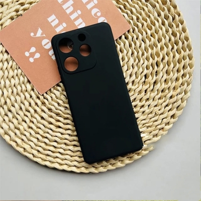 Picture of For Infinix Hot 40 / Hot 40 Pro Back Cover Liquid Silicone Soft Gel Rubber Shockproof Cover For Infinix Hot 40 Phone Case