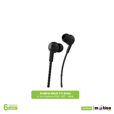 Picture of Oraimo HALO 4 3.5mm In-Ear Earphone (OEP-E26) - Black