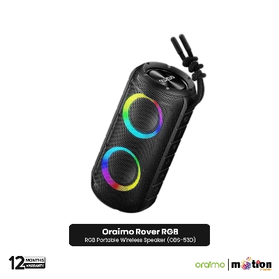 Picture of Oraimo Rover RGB Portable Wireless Speaker (OBS-53D) - Black