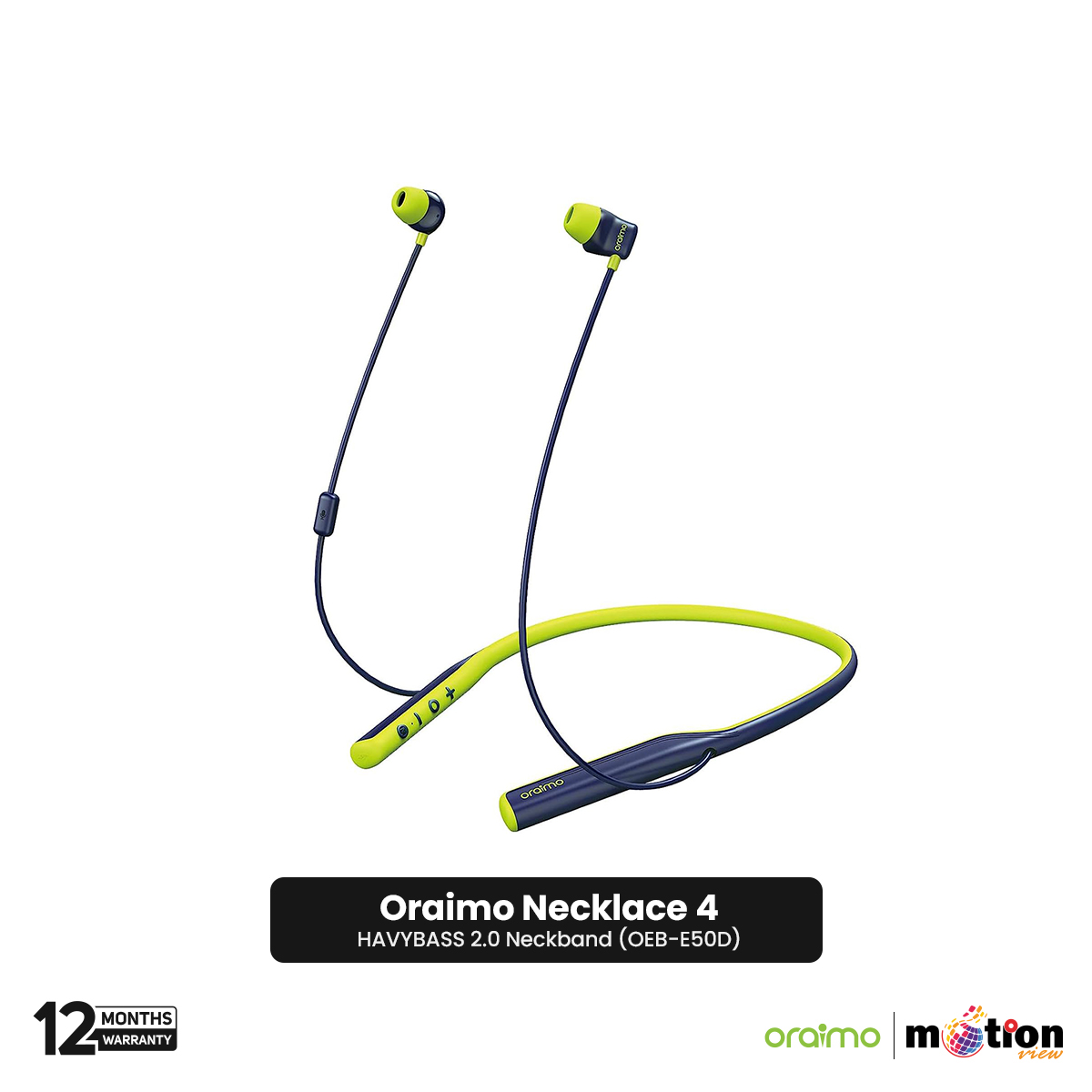 Picture of Oraimo Necklace 4 Superior BASS with HAVYBASS 2.0 Neckband (OEB-E50D)