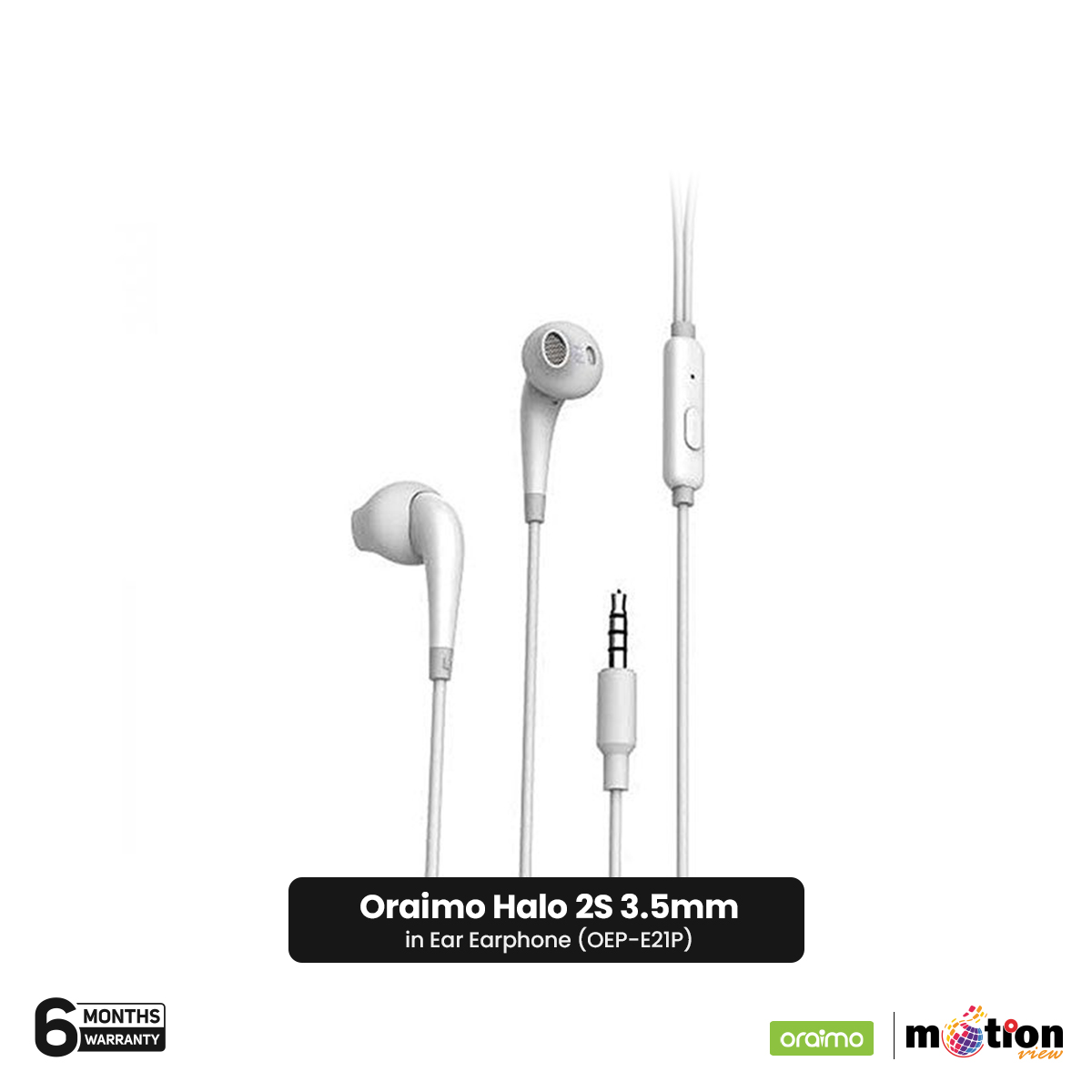 Picture of Oraimo Halo 2S 3.5mm in Ear Earphone (OEP-E21P)