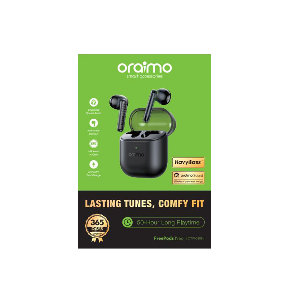 Picture of Oraimo FreePods Neo ENC True Wireless Earbuds ( OTW-330S )