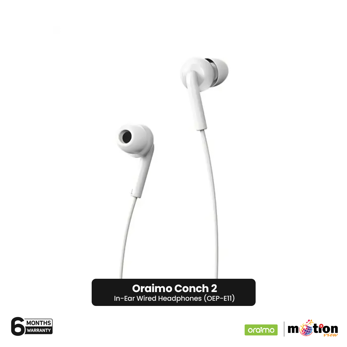 Picture of Oraimo Conch 2 In-Ear Wired Headphones (OEP-E11)