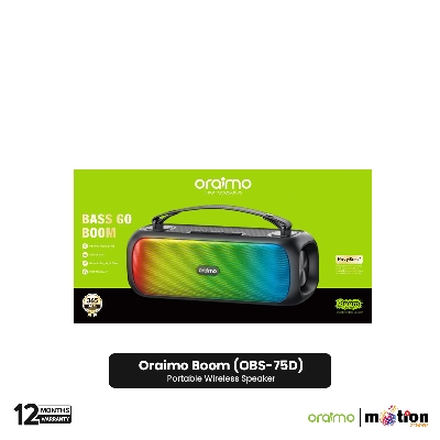 Picture of Oraimo Boom Portable Wireless Speaker (OBS-75D) - Black