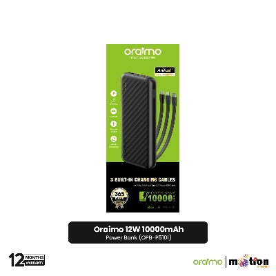 Picture of Oraimo 12W 10000mAh Power Bank (OPB-P5101) - Black
