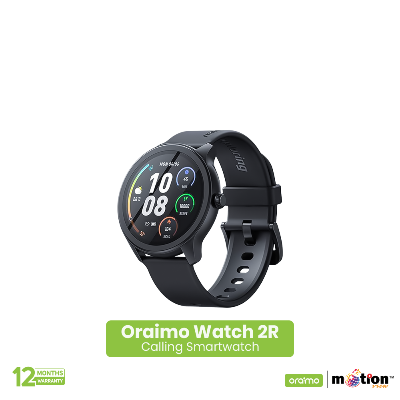Picture of Oraimo Watch 2R 1.39" TFT Display With Bluetooth Calling Smart Watch (OSW-30) - Black