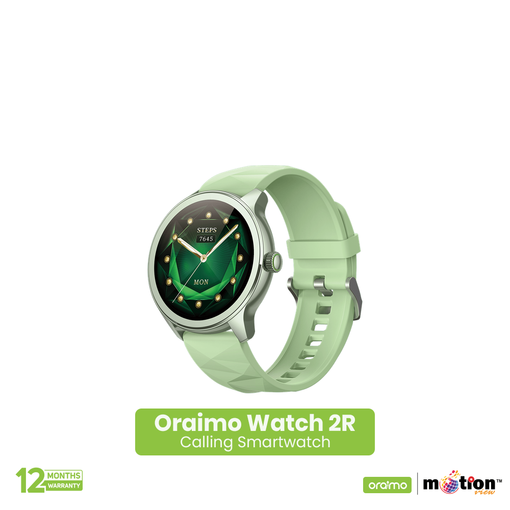 Picture of Oraimo Watch 2R 1.39" TFT Display With Bluetooth Calling Smart Watch (OSW-30) - Black