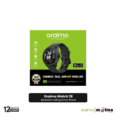 Picture of Oraimo Watch 2R 1.39" TFT Display With Bluetooth Calling Smart Watch (OSW-30) - Black