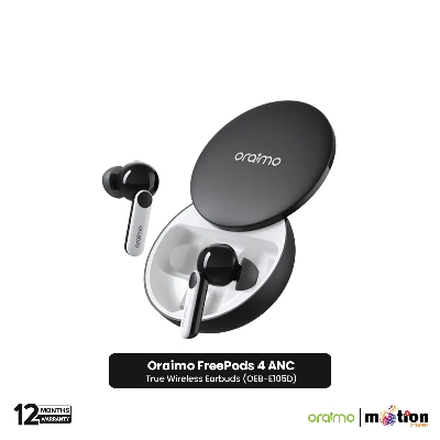 Picture of Oraimo FreePods 4 ANC True Wireless Earbuds (OEB-E105D) - Black