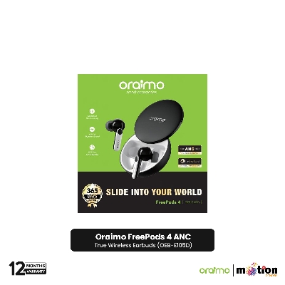 Picture of Oraimo FreePods 4 ANC True Wireless Earbuds (OEB-E105D) - Black