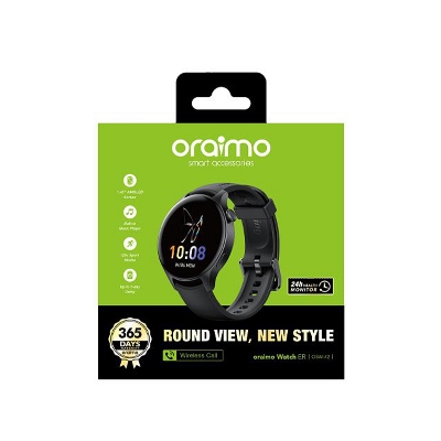Picture of Oraimo Watch ER 1.43” AMOLED IP68 Smart Watch (OSW-42) - Black