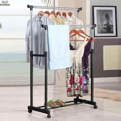 Picture of Tidy Rail Cloth Hanger - Silver