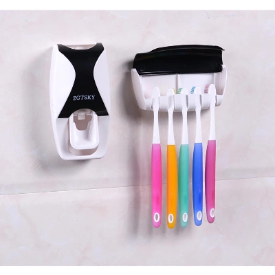 Picture of Toothpaste Dispenser with Toothbrush Holder